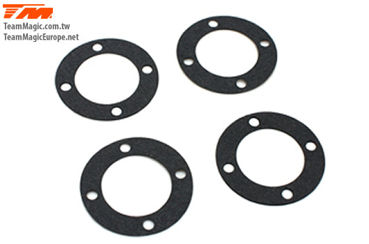 TM507114 E4 Differential Case Gasket (4 pcs) Team Magic