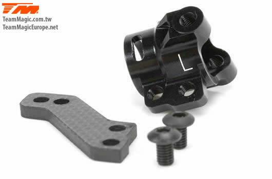 TM507267 Alloy steering block left Team Magic