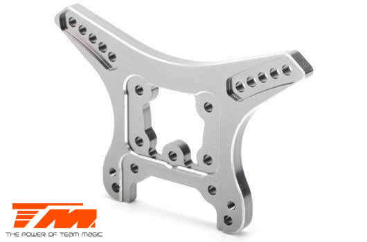 TM510127TI E4 option CNC alloy shock tower silver Team Magic