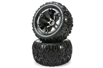 TM510136 Mounted Tyre (pair) E5 Team Magic