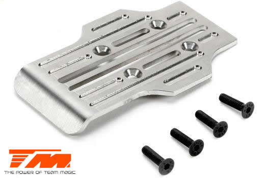 TM510172 CNC Rear Chassis Guard opt. E5 Team Magic