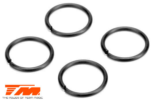 TM510181 E5 - C-Clip 12x1.4mm (4 pcs) Team Magic
