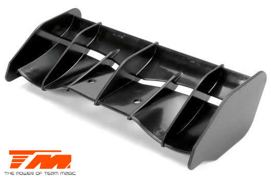 TM510186 E5HX - Rear wing spoiler black Team Magic