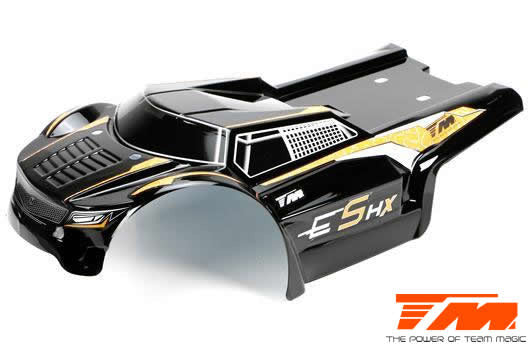 TM510190O E5 HX body Orange/black Team Magic