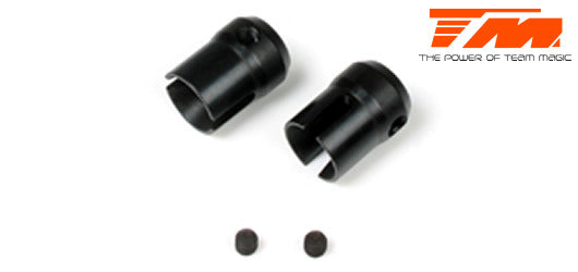 TM560244 ST Steel Small Bevel Gear Outdrive (2) Team Magic