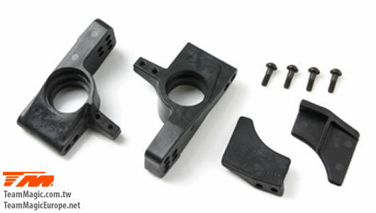 TM561336 Rear hub carrier & mud sweeper (B8ER) Team Magic