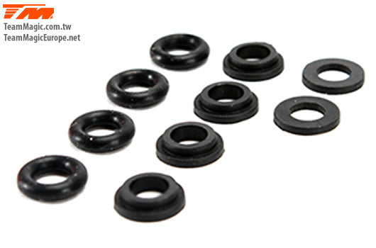 TM561483 Shock O ring & washer set (2) (B8ER) Team Magic