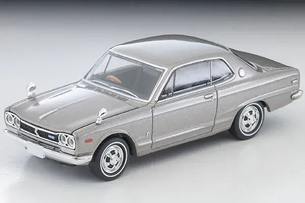 Tomica 1/64 LV-N357a 1971 NISSAN SKYLINE HARDTOP 2000GT Silver Diecast Model Car