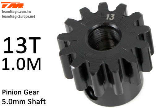TMK6602-13 Pinoion gear M1 for 5mm shaft 13T Team Magic