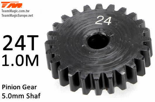 TMK6602-24 Pinoion gear M1 for 5mm shaft 24T Team Magic