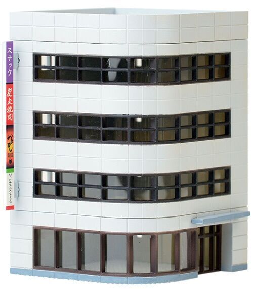 Tomytec Building Collection 134-2 Corner Modern Office Building