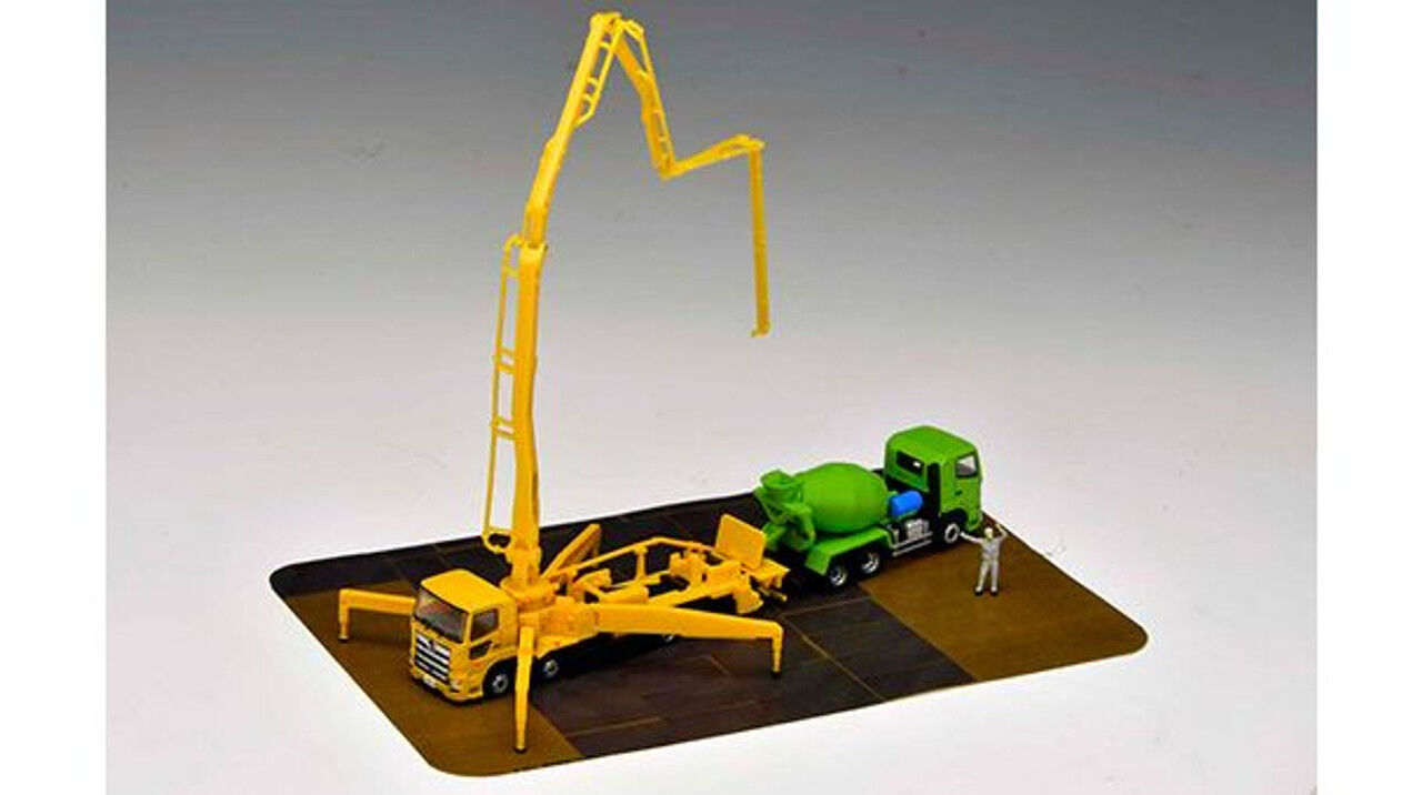 Tomytec Truck Collection Concrete Pump Car set A