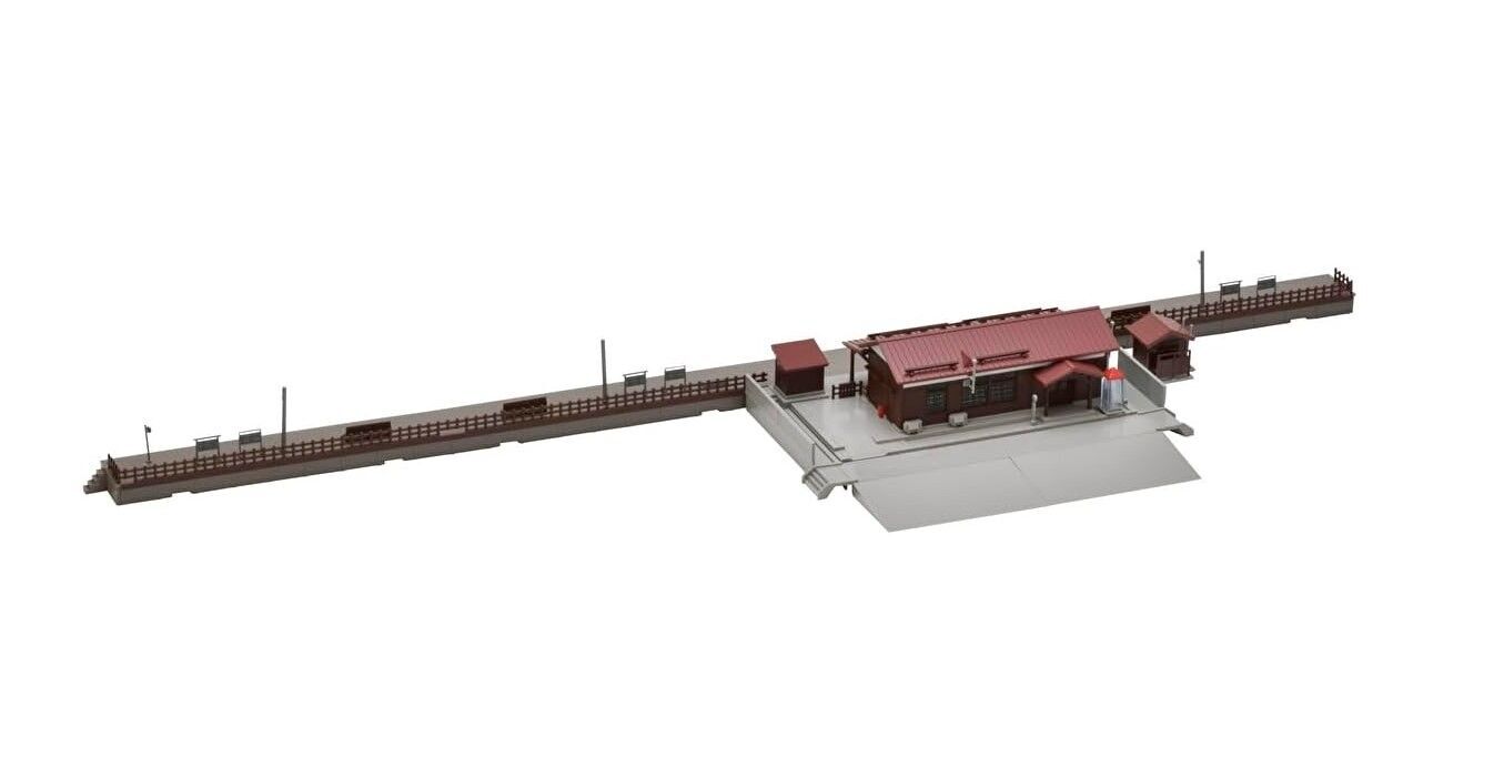 Tomix N Wooden Station Building Cold Place Model