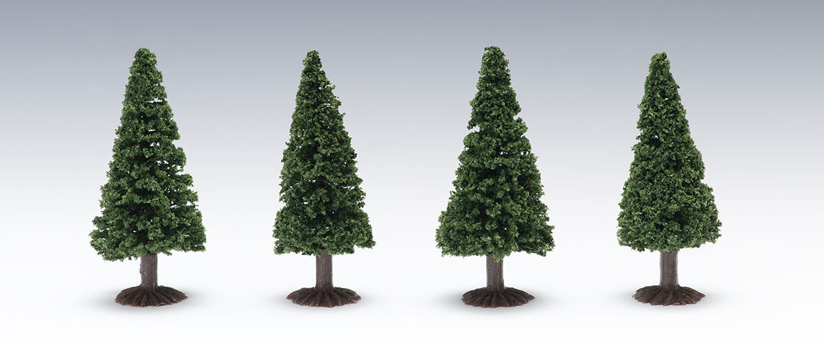Tomix N 8204 Coniferous/Small Set of 4