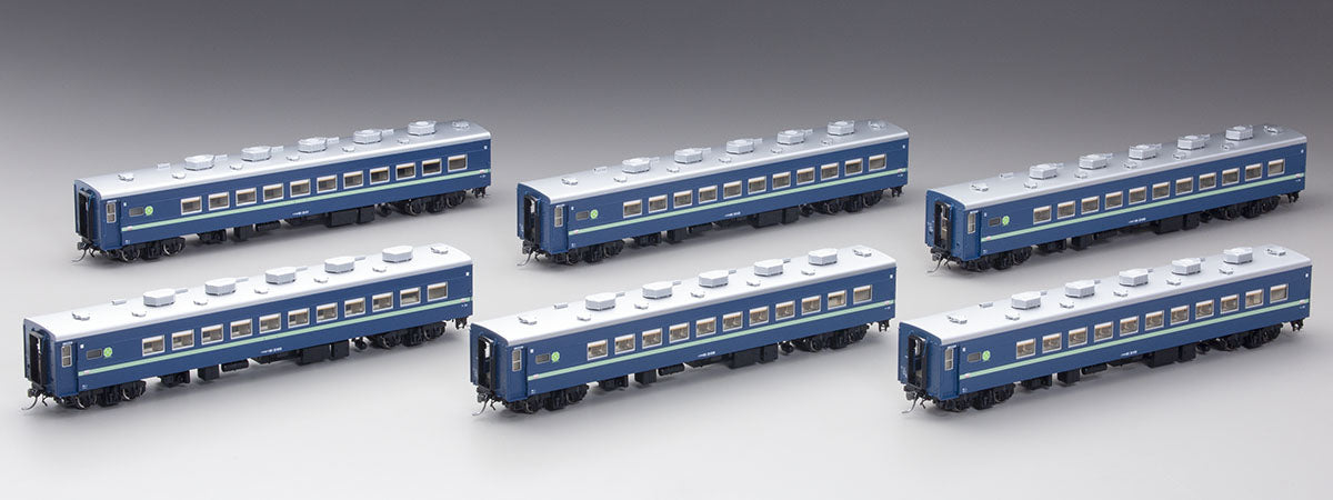 Tomix HO Slot 81 series tatami passenger car (green belt) set (6 cars) TMX59074