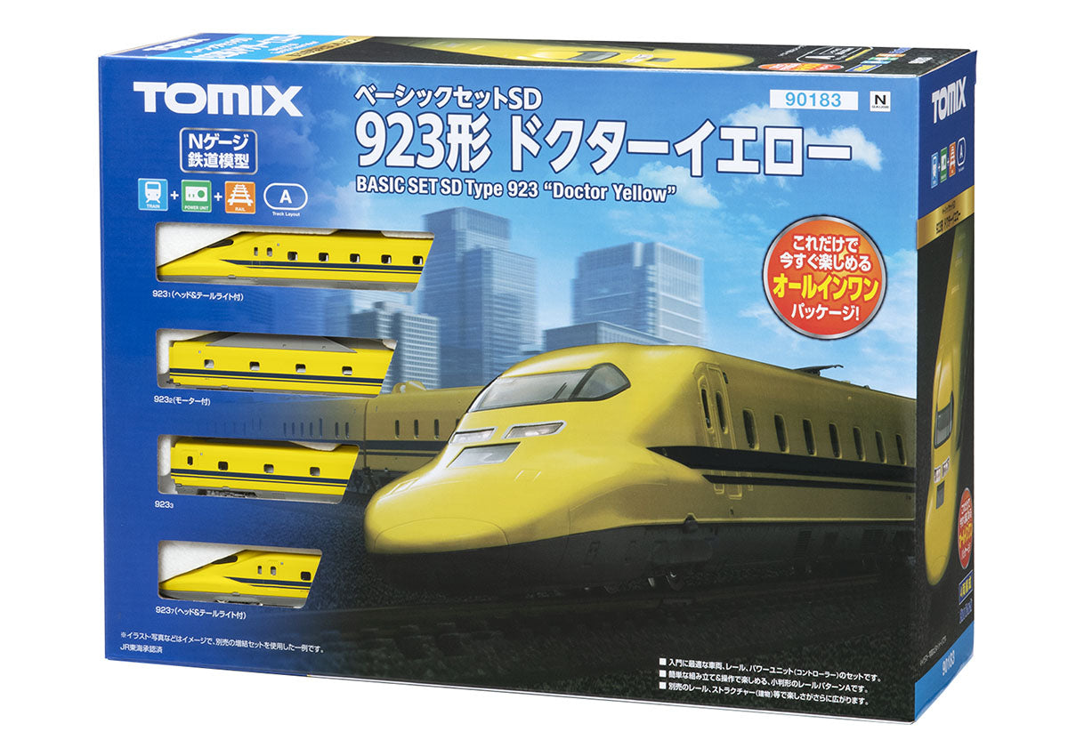 Tomix N Starter Set SD 923 Dr. Yellow TMX90183