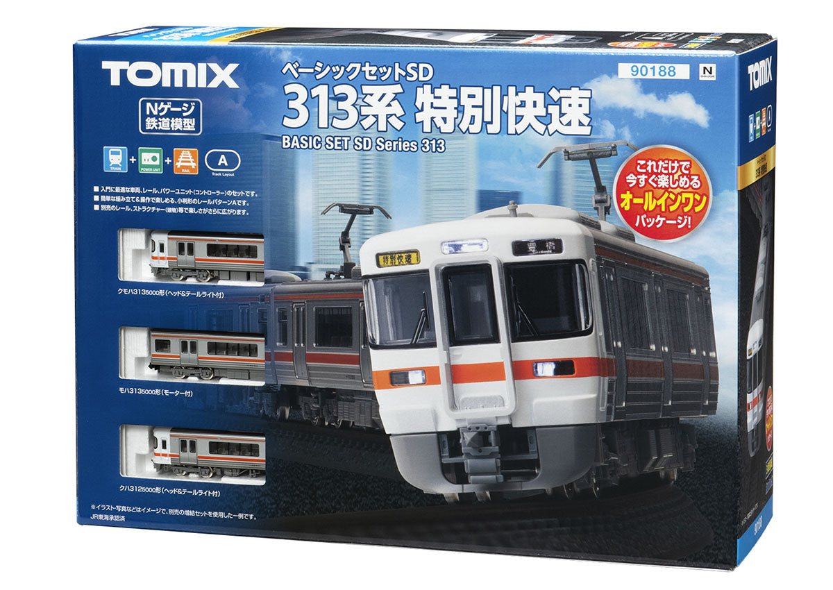 Tomix N Starter Set SD 313 Special Rapid Express TMX90188