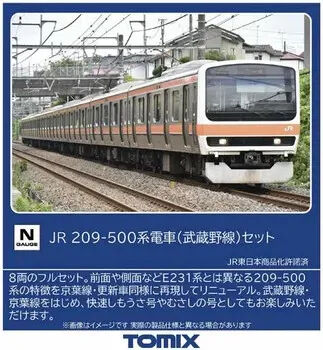 Tomix N 209-500 Commuter Train Musashino Line Set 8 Cars TMX97617