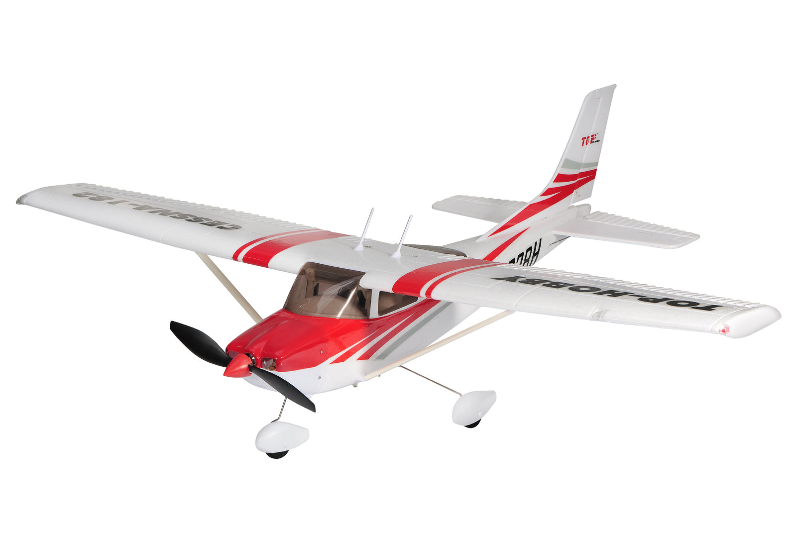 Top RC 400 Class Cessna 182 (Red) PNP RC Aircraft TOP003B