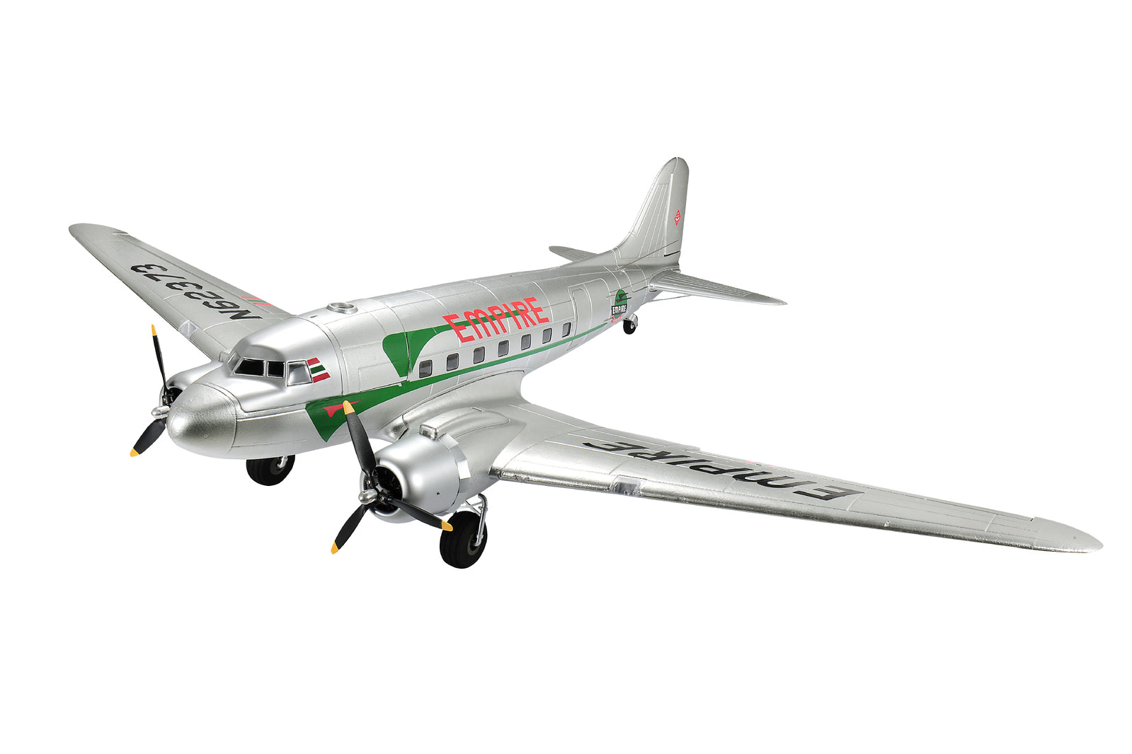 Top RC C-47 (Silver) PNP RC Aircraft TOP071B