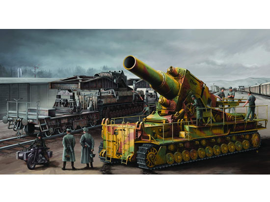 TR00209 Trumpeter 1/35 Morser Karl-Gerat 040/041 Plastic Model Kit [00209] Trumpeter