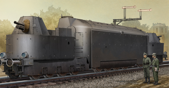 TR00223 Trumpeter 1/35 German Armored Train Panzertriebwagen Nr.16