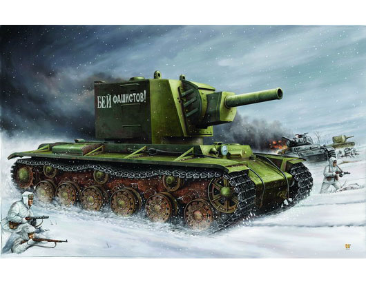 TR00311 Trumpeter 1/35 Russian KV Big Turret Tank Trumpeter