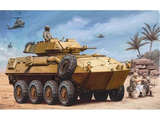 TR00349 Trumpeter 1/35 USMC LAV-25 PIRANHA Plastic Model Kit [00349] Trumpeter