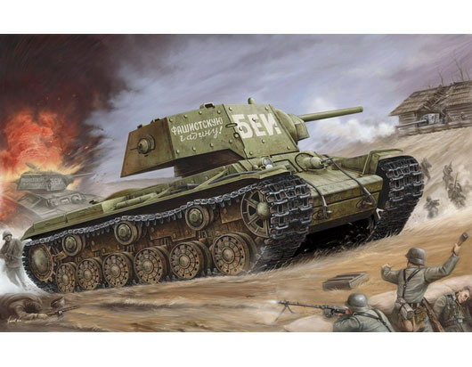 TR00357 Trumpeter 1/35 Russian KV-1's Ehkranami