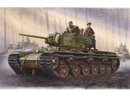 TR00358 Trumpeter 1/35 Russian KV-1 Model 1942 Simplified Turret Tank Plastic Model Kit [00358]