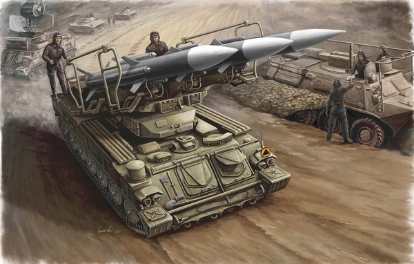 TR00361 Trumpeter 1/35 Russian SAM-6 antiaircraft missile