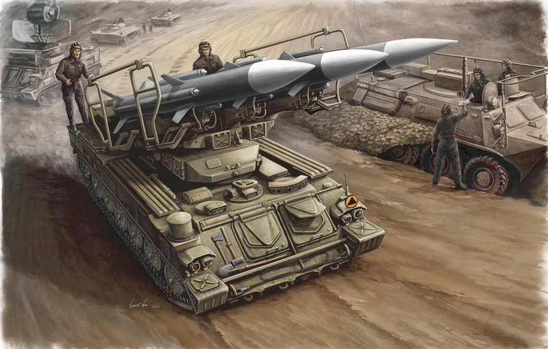 TR00361 Trumpeter 1/35 Russian SAM-6 antiaircraft missile
