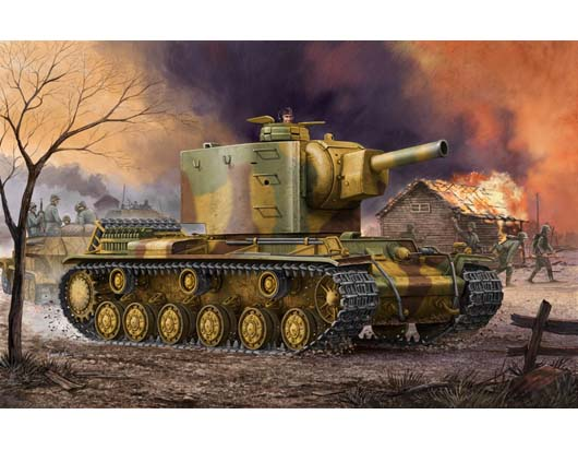 TR00367 Trumpeter 1/35 German Pz.Kpfm KV-2 754(r) Tank