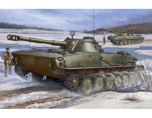 TR00380 Trumpeter 1/35 Russian PT-76 Light Amphibious Tank