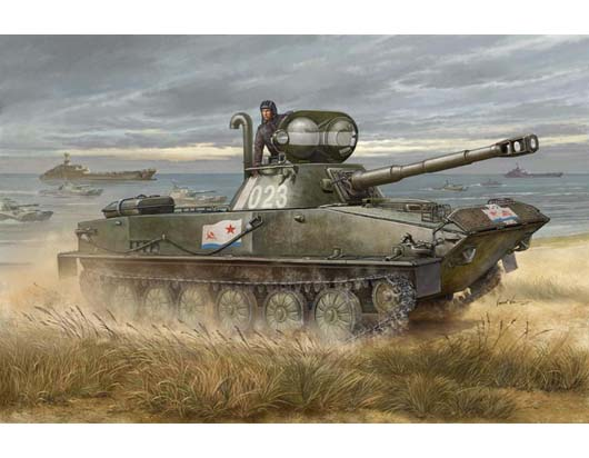 TR00381 Trumpeter 1/35 Russian PT-76B Light Amphibious Tank
