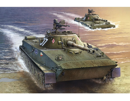 TR00382 Trumpeter 1/35 Polish PT-76B Amphibious Tank