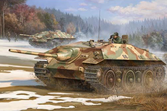 TR00383 Trumpeter 1/35 German E-25 Tank Plastic Model Kit [00383] Trumpeter