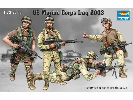 TR00407 Trumpeter 1/35 US Marine Corps Iraq 2003 Trumpeter