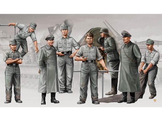 TR00409 Trumpeter 1/35 German Artillery Crew (Morser Karl) Trumpeter
