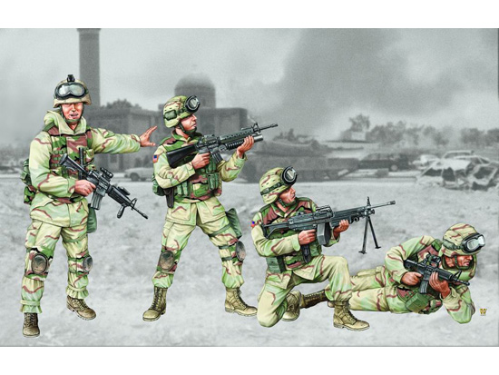 TR00410 Trumpeter 1/35 US 101st Airborne Division Crew