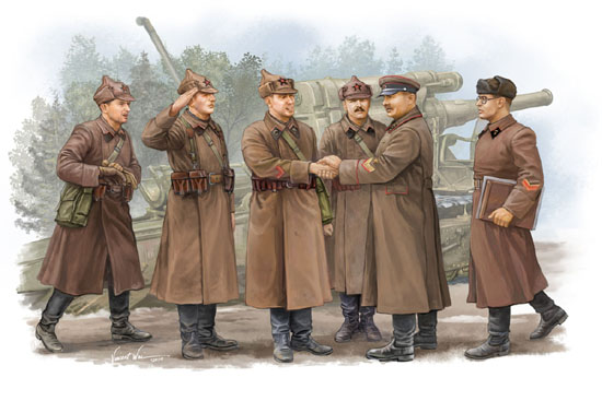 TR00428 Trumpeter 1/35 Soviet Artillery  Commander Inspection Trumpeter