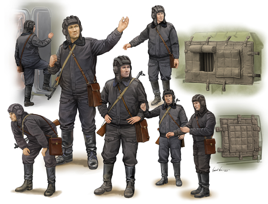 TR00434 Trumpeter 1/35 Soviet Soldier  Scud B Crew