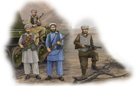 TR00436 Trumpeter 1/35 Afghan Rebels