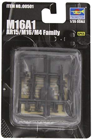 TR00501 Trumpeter 1/35 AR15/M16/M4 FAMILY-M16A1 (6 units)