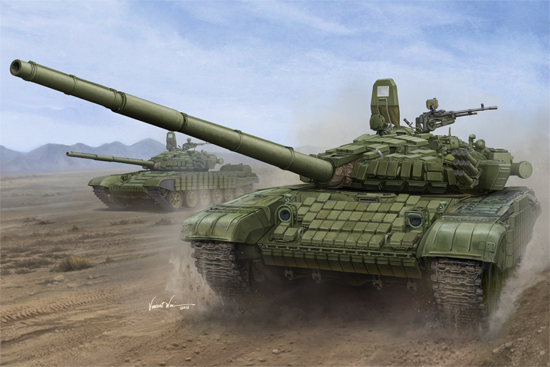 TR00925 Trumpeter 1/16 Russian T-72B/B1 MBT (w/kontakt-1 reactive armor)