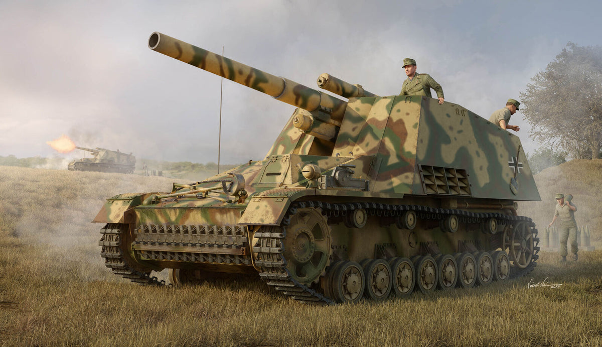 Trumpeter 1/16 German Sd.Kfz.165 Hummel (Early Production) Plastic Model Kit TR00952