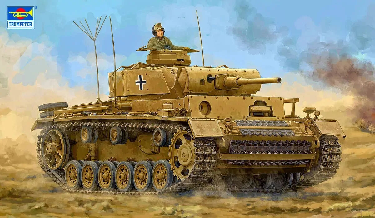 Trumpeter 1/16 Pz.Kpfw.III Ausf.J Plastic Model Kit TR00955