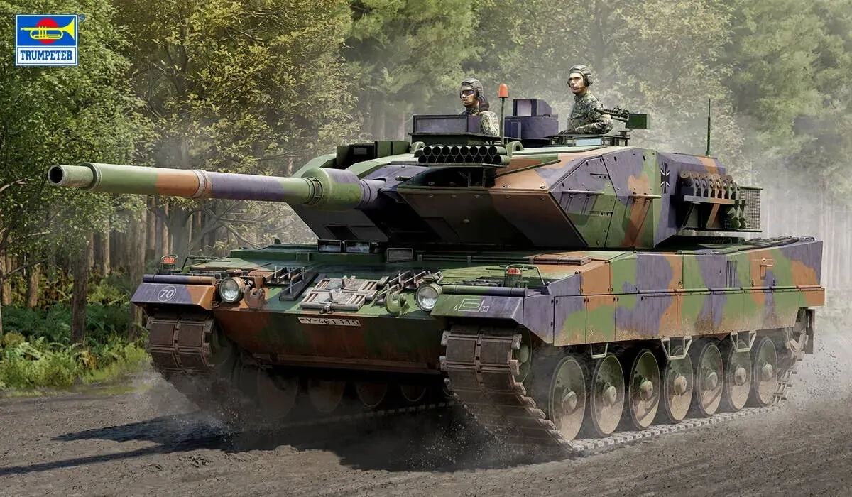Trumpeter 1/16 German Leopard2A6 MBT Plastic Model Kit TR00966