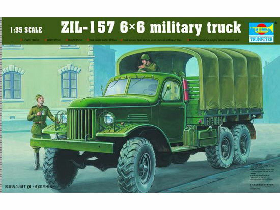 TR01001 Trumpeter 1/35 Soviet ZIL-157 6 Military Truck
