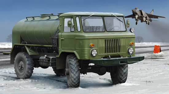 TR01018 Trumpeter 1/35 Russian GAZ-66 Oil Truck